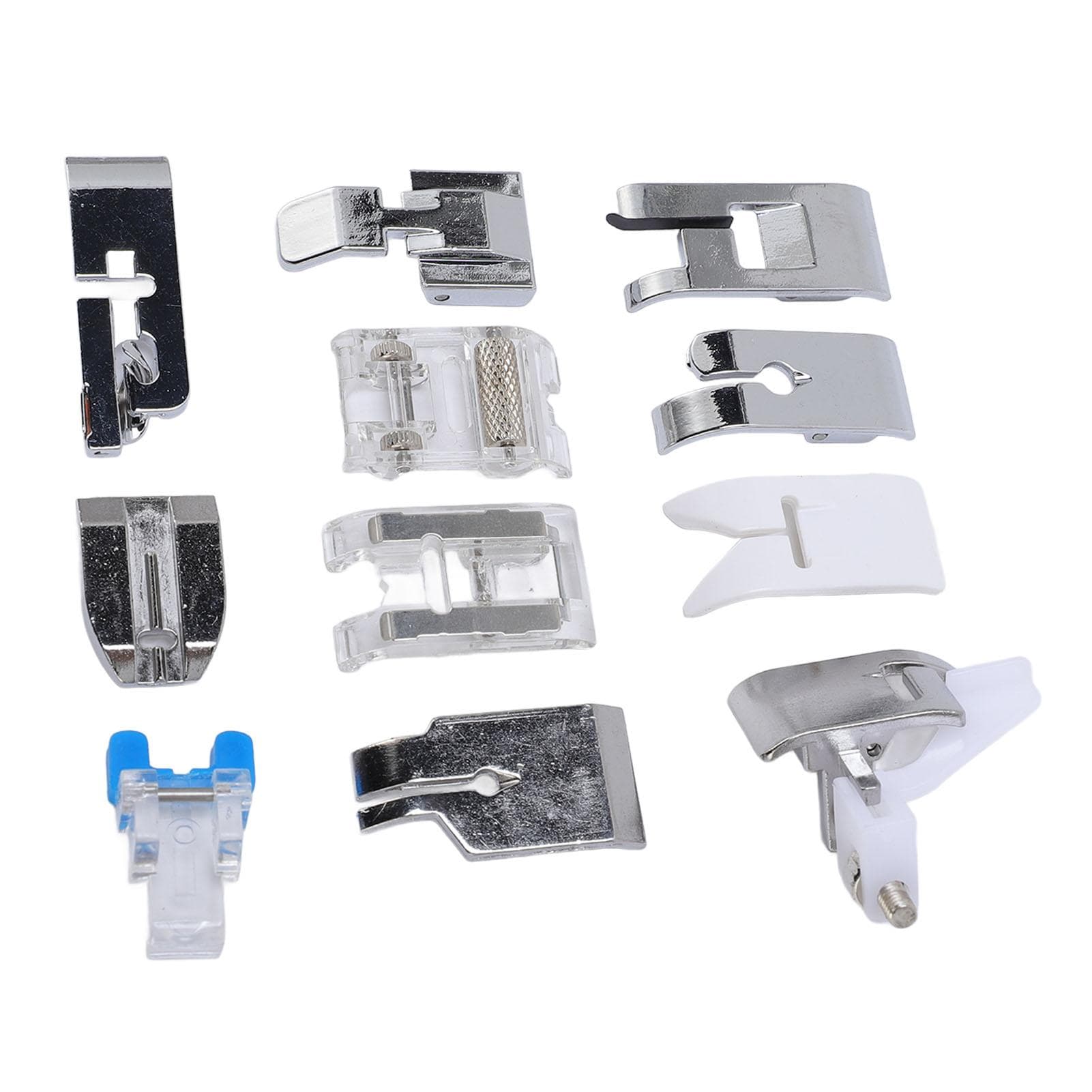 11Pcs Presser Foot Set Kit Domestic Low Shank Snap On Sewing Machine Replacement Parts Accessories