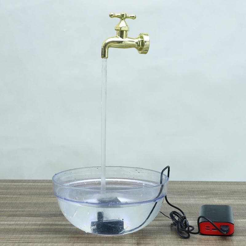 Invisible Flowing Spout Watering Can Fountain Floating Tap Fountain for Home Garden Courtyard Decoration perfect gift for family