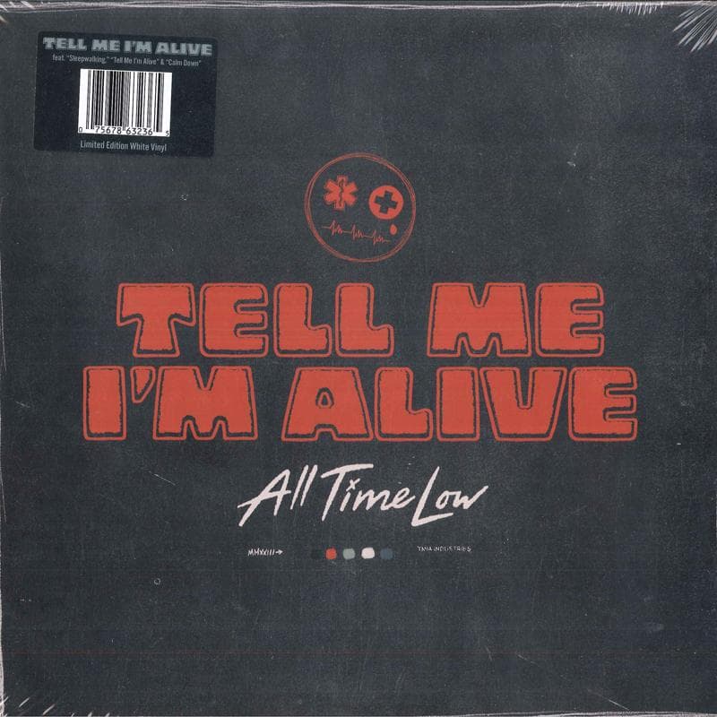 LP Record ALL TIME LOW Tell Me Im Alive White Vinyl 007567863236WHI Fueled By Ramen 2023 Worldwide Rock