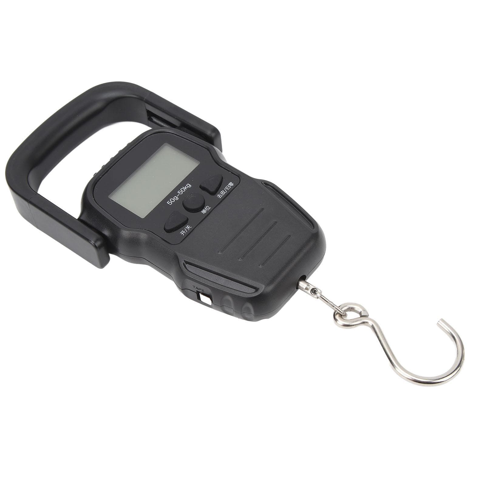 50kg Portable Spring Scale ABS Steel LCD Luggage Scale Digital Hanging Weighing Scale for Traveling
