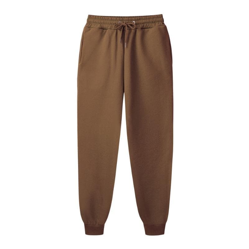 Men Casual Sports Pants Running Workout Jogging Long Pants Gym Sport Trousers for Men Jogger Sweatpants M tan
