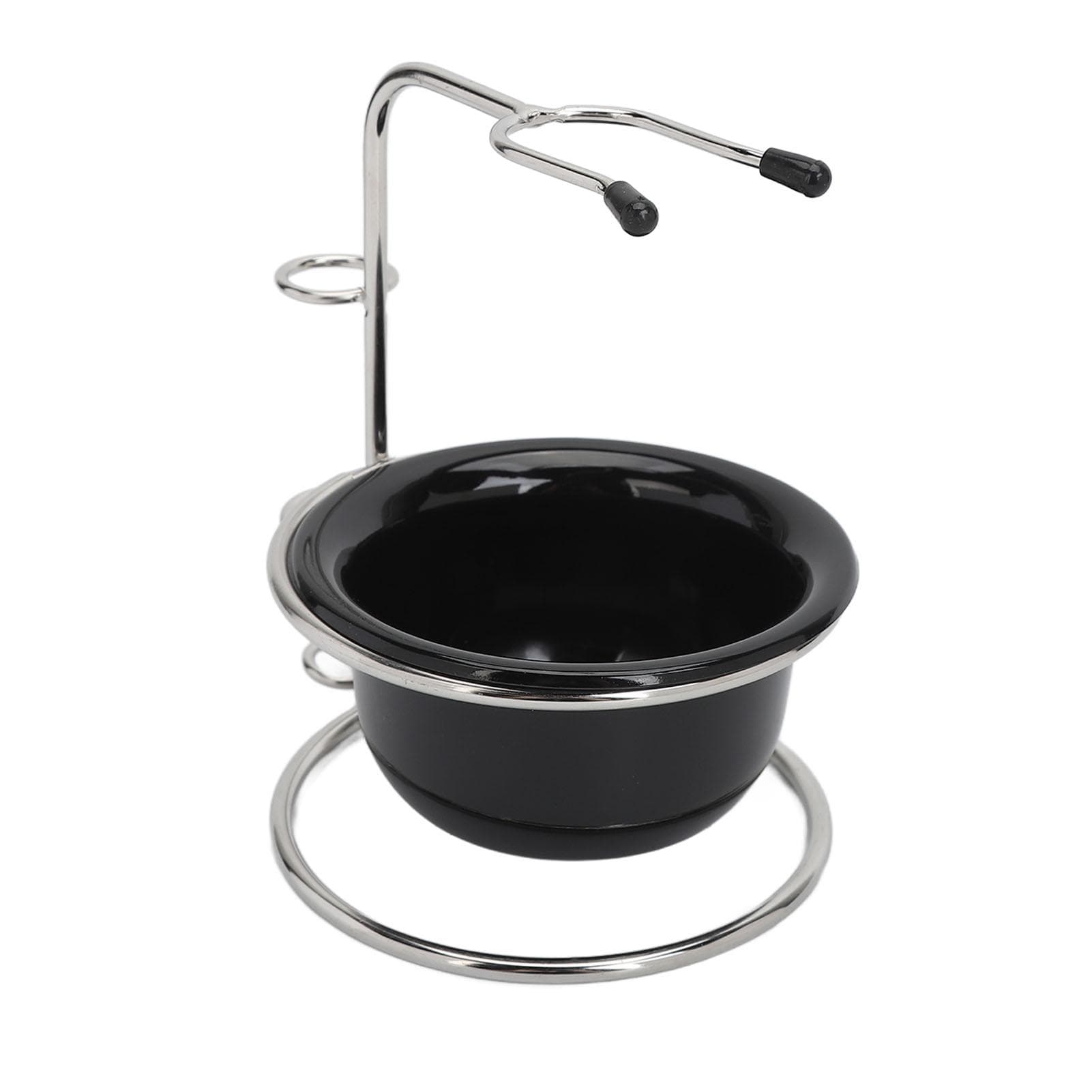 Shave Brush Stand Rugged Stable Stylish Look Rustproof Portable Men Shave Foam Bowl for Barbershop