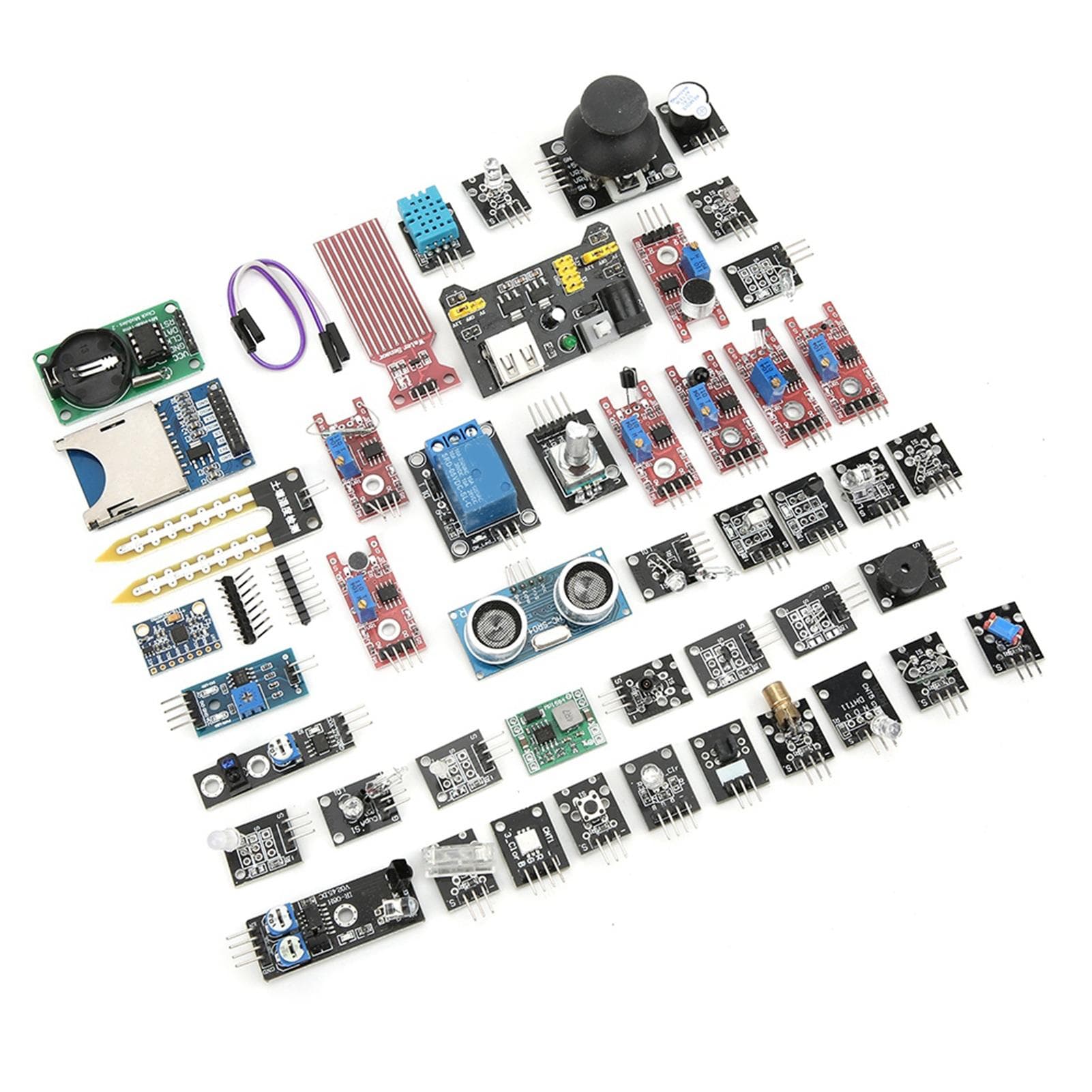 45pcs set Sensor Modules Starter Kit Professional DIY s Updated Development Sensor Board Set