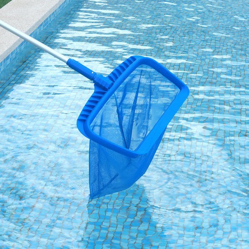 Pool Skimmer Heavy Duty Cleaning Tool And Mesh Bag Leaf Cleaner Blue Deep Water Fishing Net Enhanced Fish Pond Fishing Net One Size blue