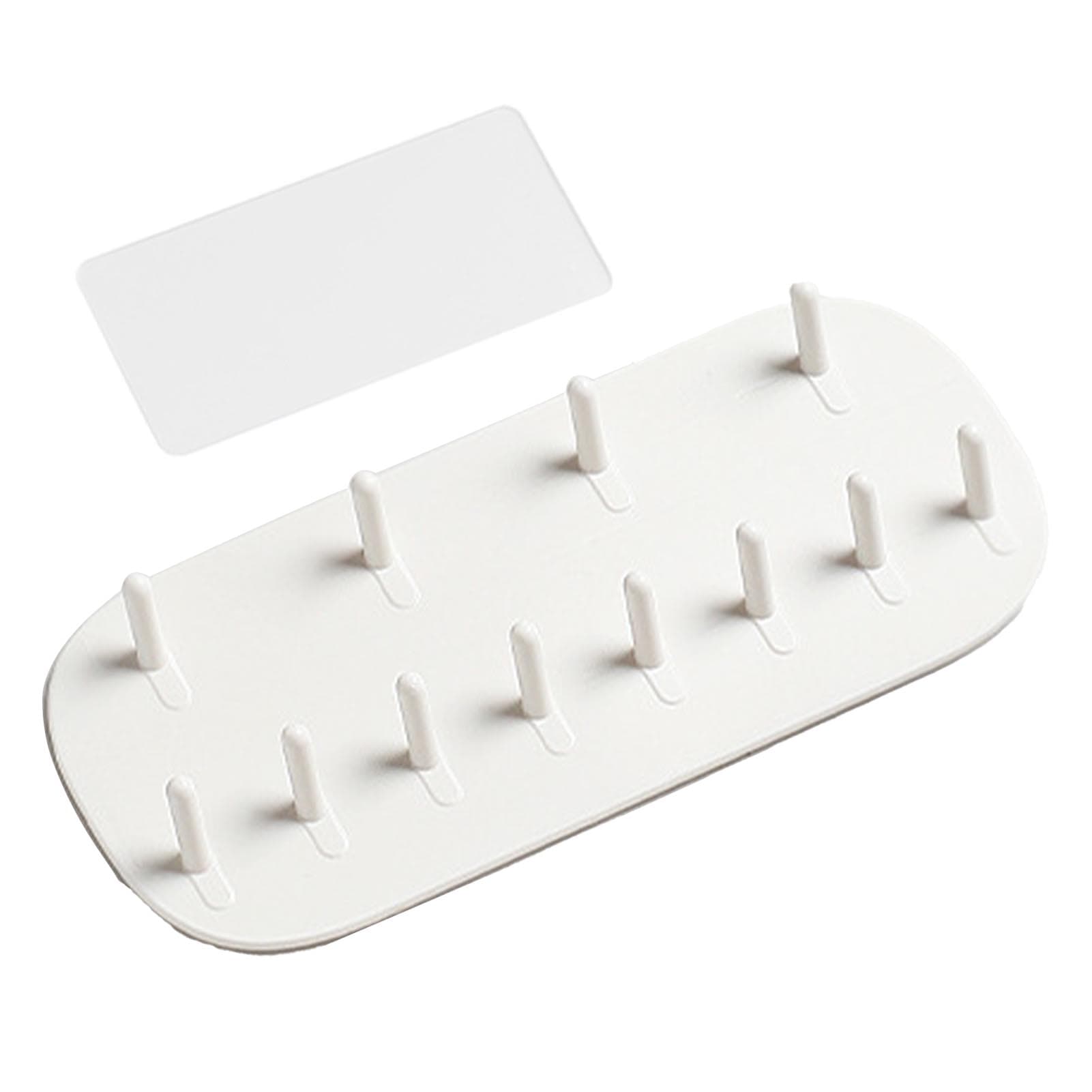 Wall Mount Jewelry Organizer Rack Hanging Hook Drill Free Multi Purpose Display Hook for Earrings