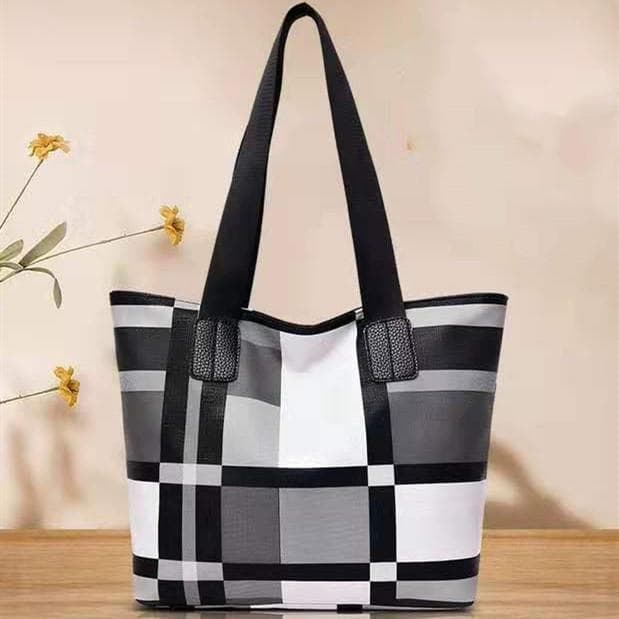 Designers Handbags Women PU Leather Top-Handle Bolsas High Capacity Female Shoulder Bags Casual Splice Tote Bag 30x12x26cm