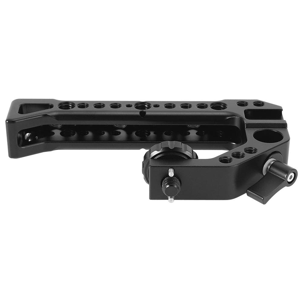 Universal Camera Lifting Handle Aluminium Alloy with 4 Cold Shoe Mount 14 38 Inch Screw Hole