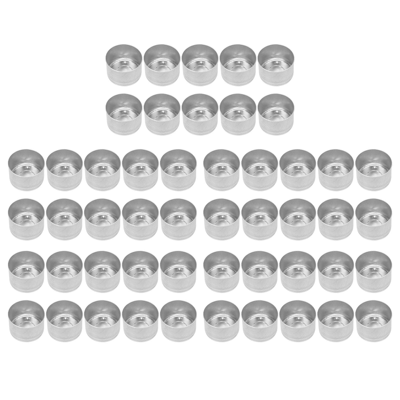 50Pcs Candle Base Longer Life Durable Heat Resistant DIY Material for Making Candles Mold Container