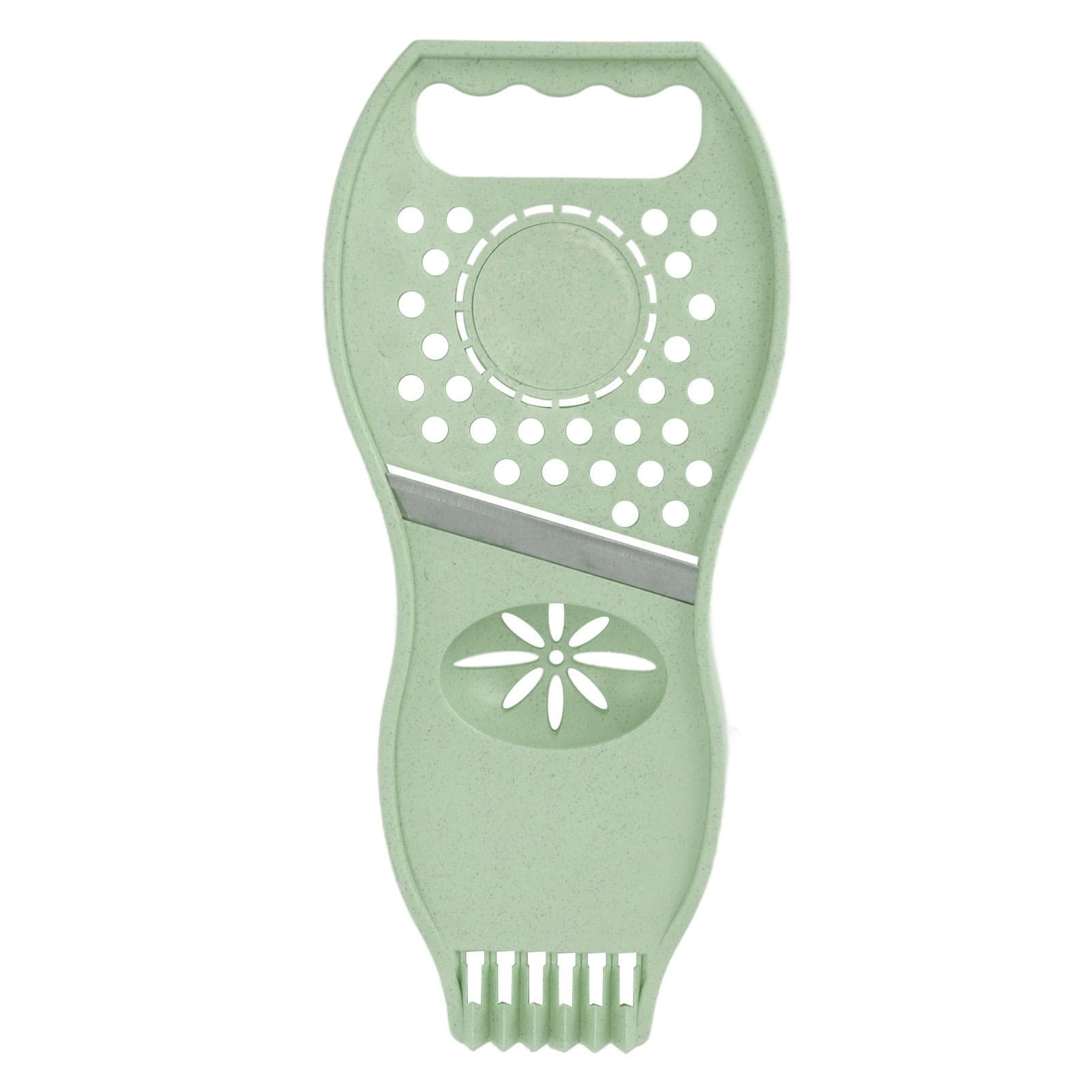 Fruit Parer Lemon Squeezer 3 in 1 Multi Function Stainless Steel Anti Rust Vegetable Cutter Pink green
