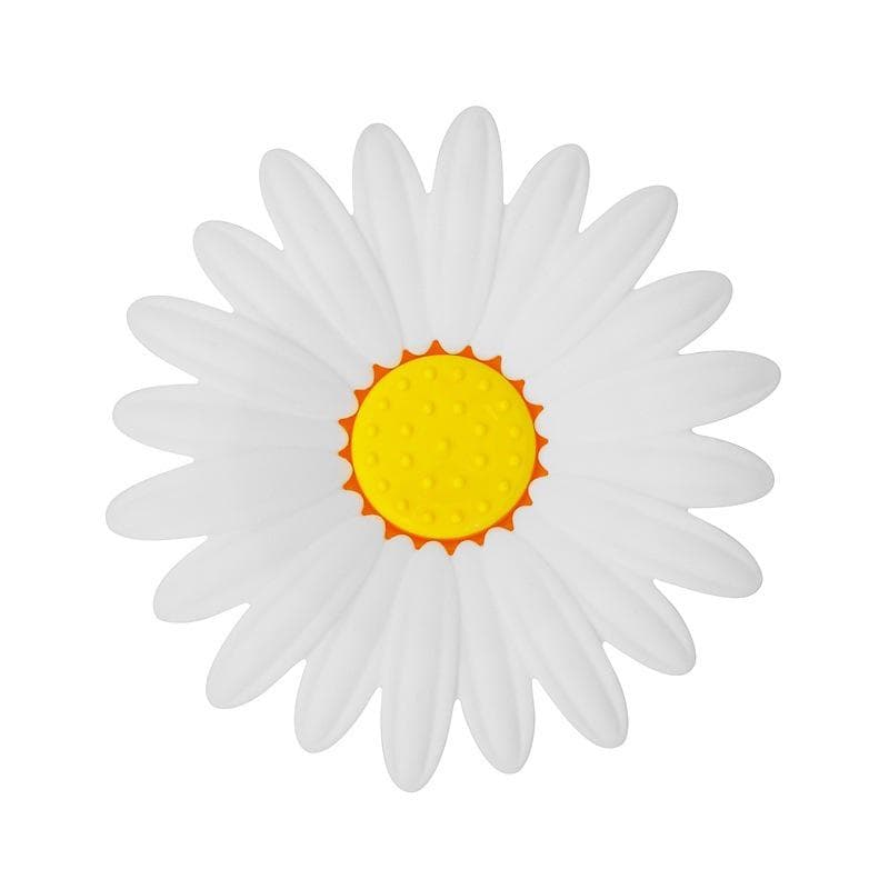 New Daisy Soap Dish Double Layer Drain Soap Box Soap Dish Bathroom Punch-Free Soap Holder Cute Soap Holder Bathroom Accessories white