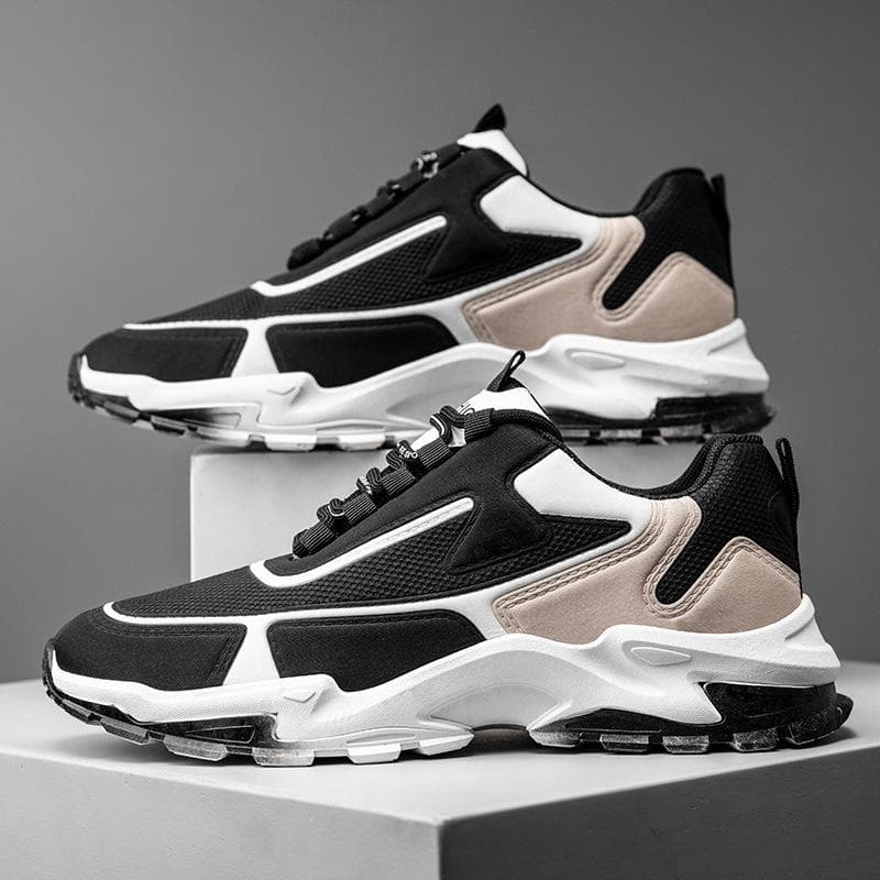 Autumn New Breathable Sports Shoes Men's Trendy Casual Running Shoes Lightweight Fashion Student Shoes 44