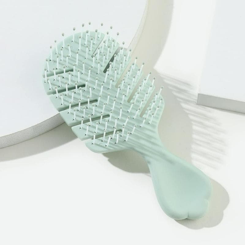 1pc Portable Anti-Static Mini Massage Comb, Ideal For Traveling Hair Brush, Hair Brush, Comb, Hair Tools, Hair Products And Accessories green