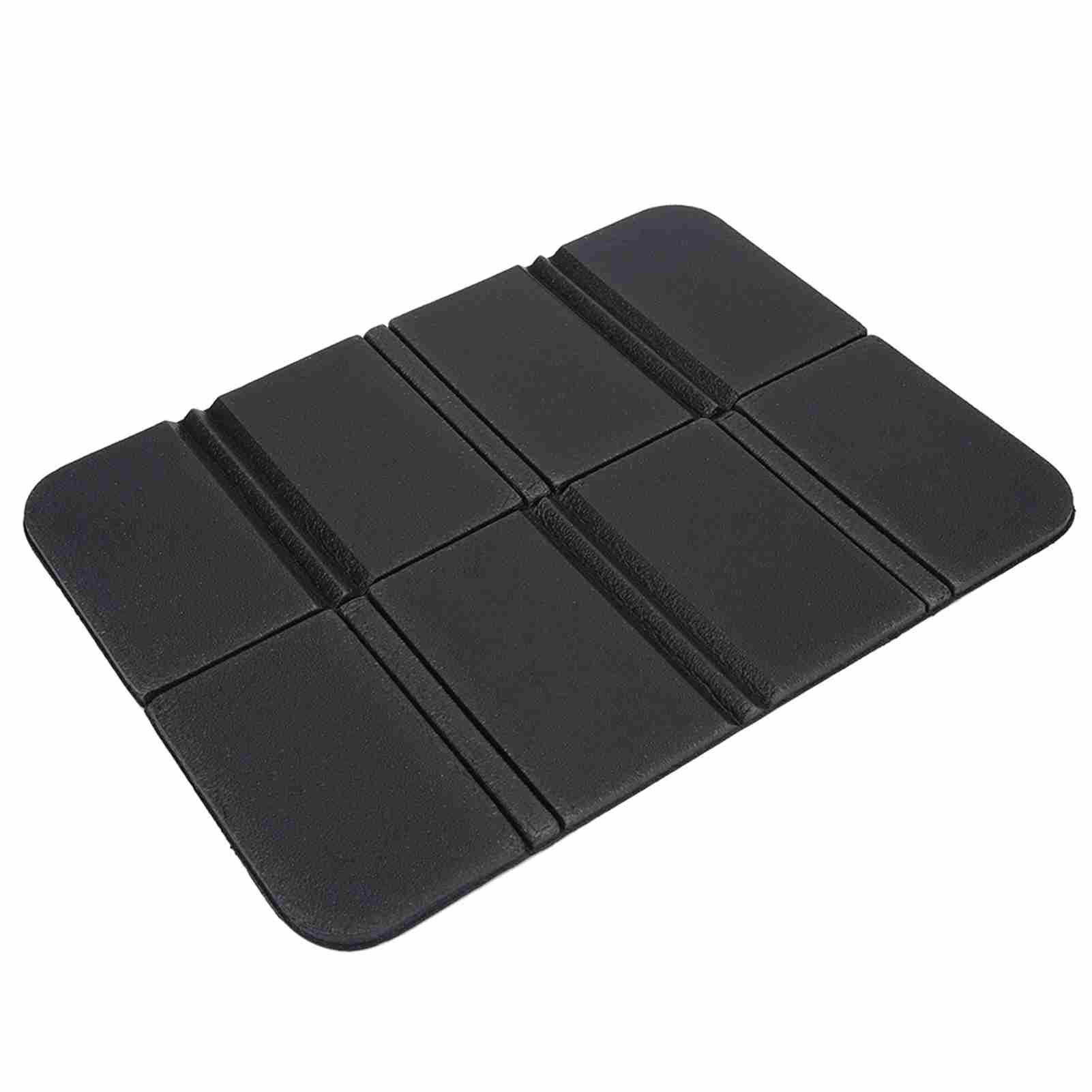 Folding Seat Cushion Portable Waterproof Picnic Mat Pad Cover black