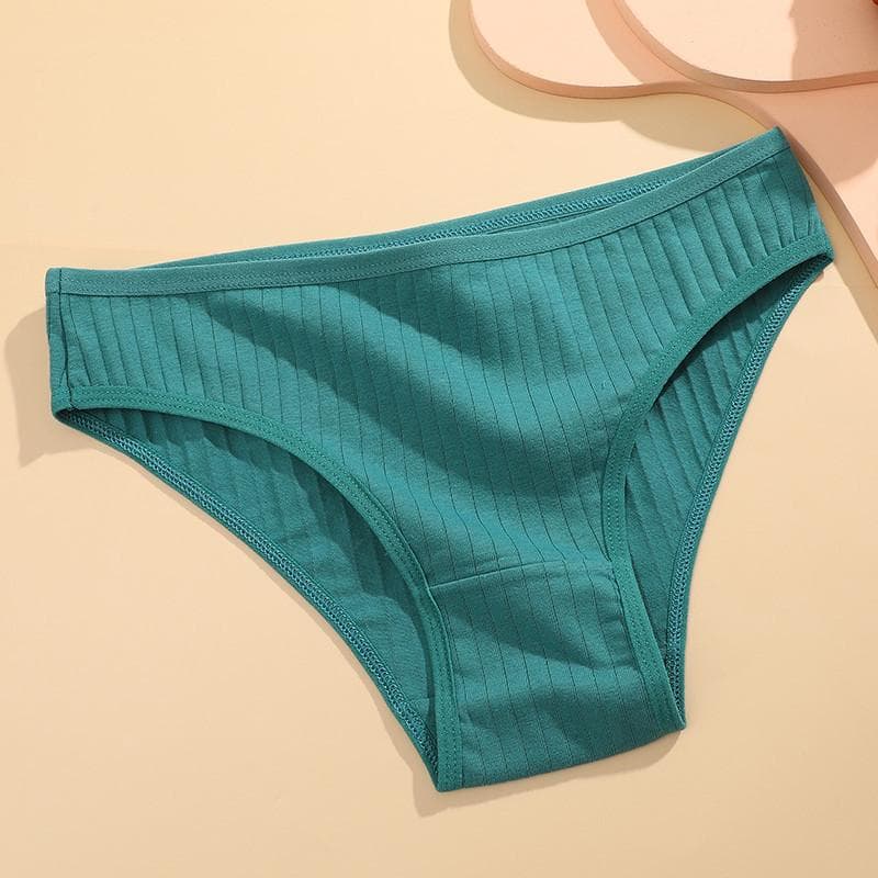 FINETOO Cotton Panty Women's Solid Color Panties for Women Sexy Briefs Female Underpants M-XL XL