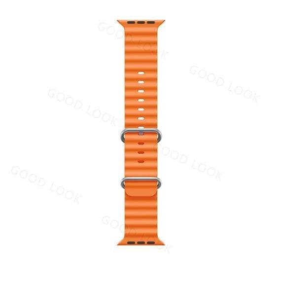 Ocean strap For Apple watch band 49mm 45mm 44mm 40mm 41mm 42mm 49 45 mm silicone correa bracelet iWatch Ultra serie 7 6 3 se 8 49mm