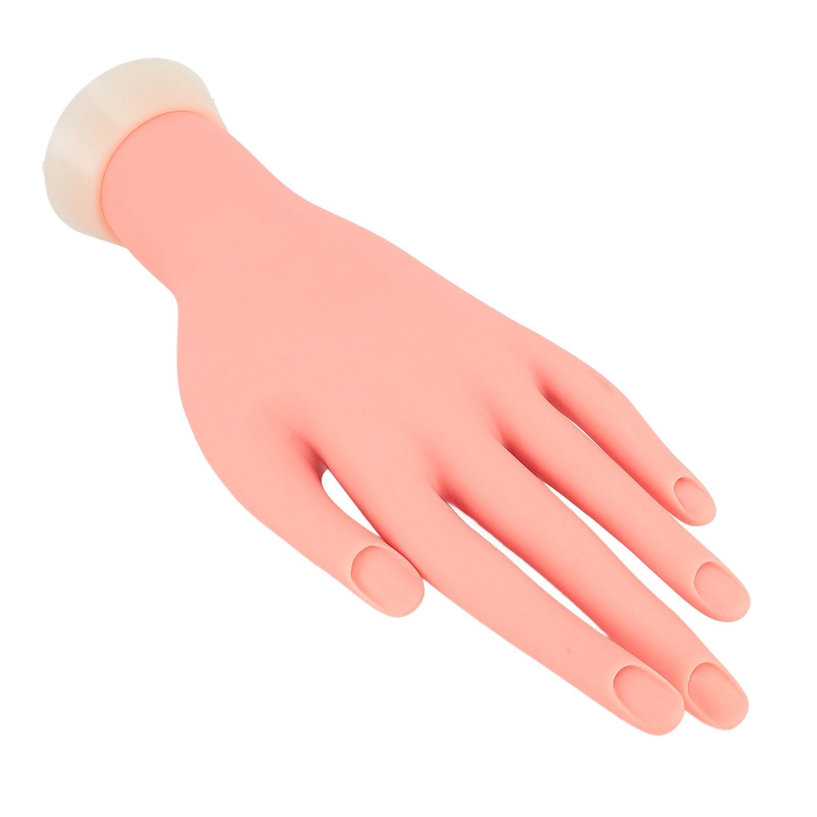 Nail Practice Hand Likelife Embedded Nail Grooves Reusable Multifunctional Flexible Bendable