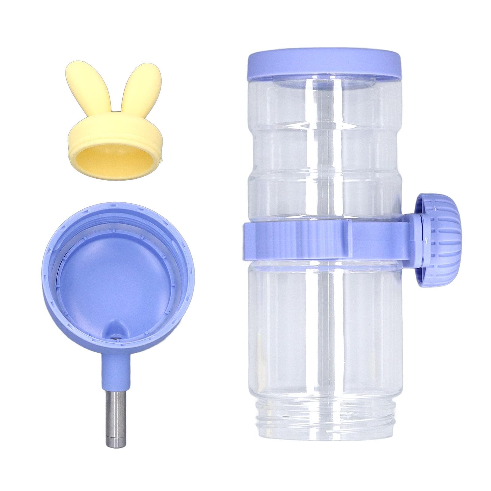Pet Hanging Water Bottle Multipurpose Leakage Proof Large Capacity Hanging Water Feeder for Small Large purple