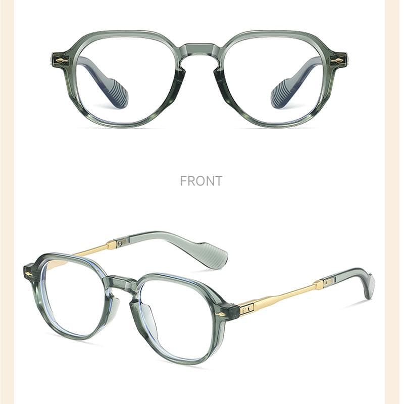 Fashion Square Frame Anti-blue Light Sunglasses Unisex UV400 Protection Classic Retro Style 003
