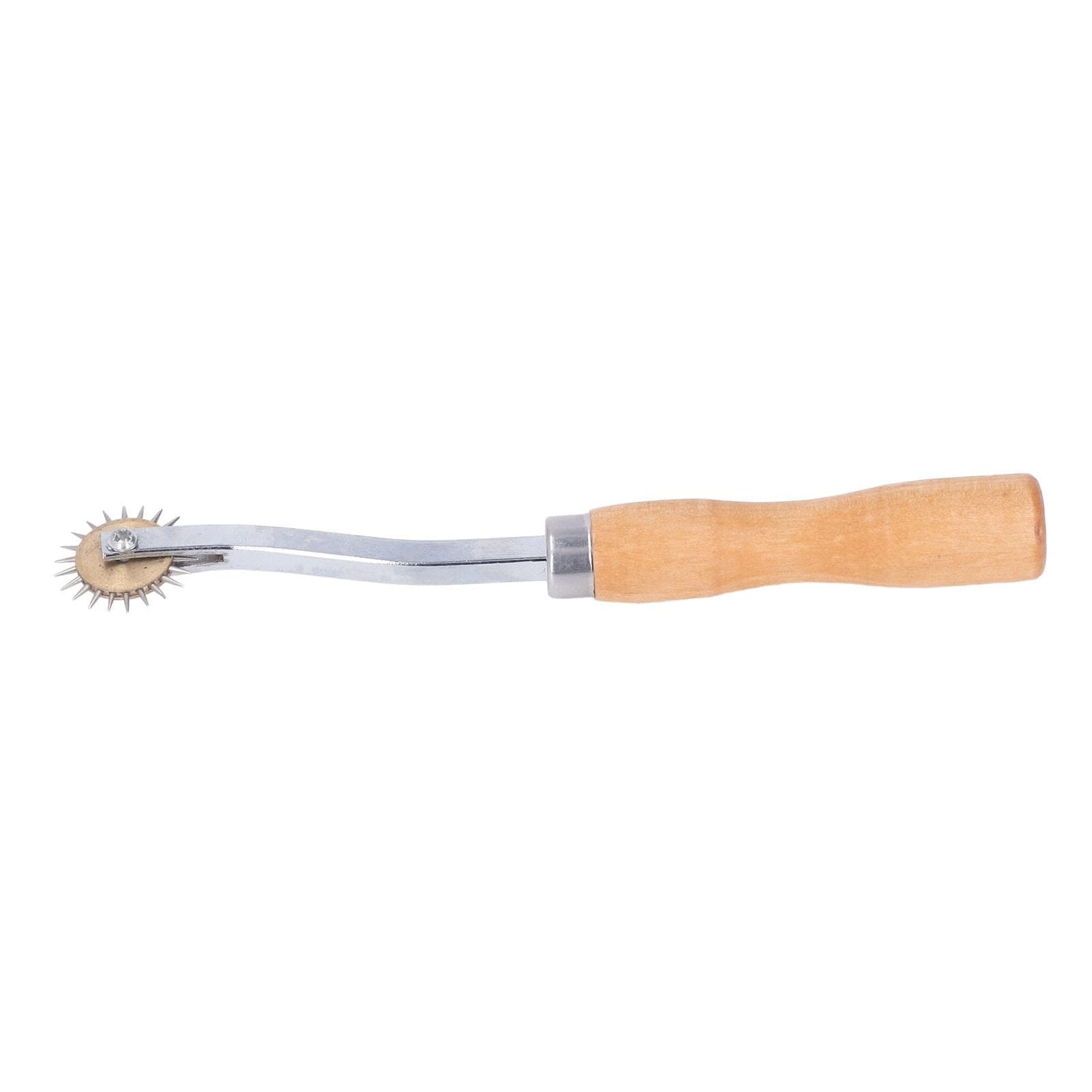 Tracing Wheel Wooden Handle Stainless Steel Incisive Needle Teeth Stamped Metal Pins Pounce Wheel