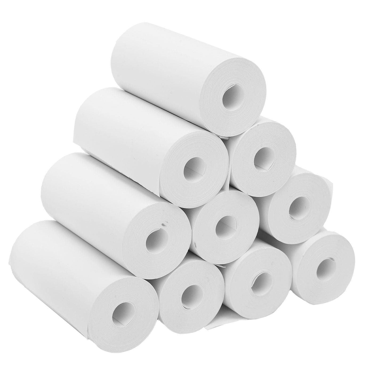 10 Rolls Instant Camera Print Paper 57x25mm Thermal Print Paper for Refill Spare Accessory