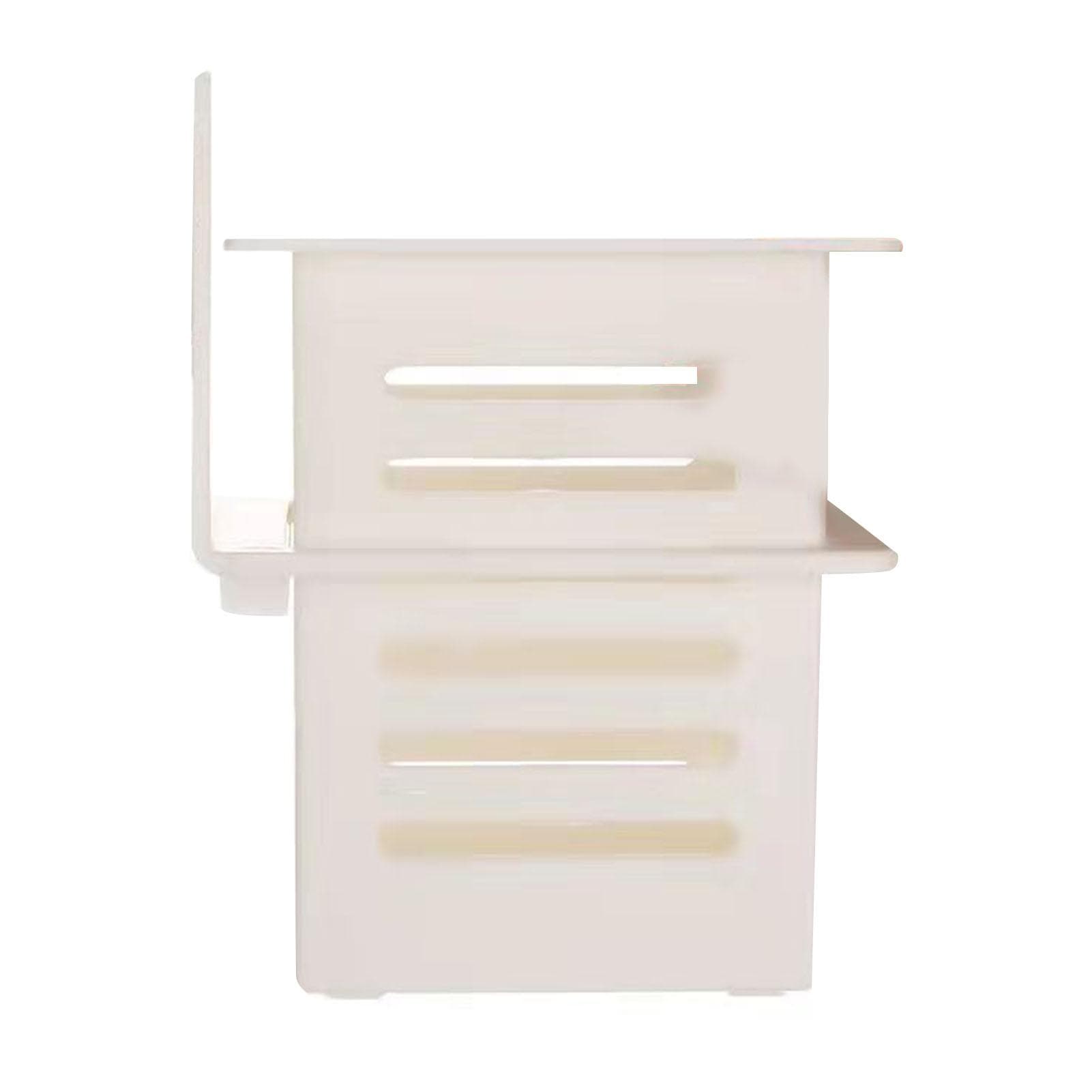 Bathroom Kitchen Draining Shelf Plastic Adhesive Waterproof Small Wall Chopsticks Basket Organizer