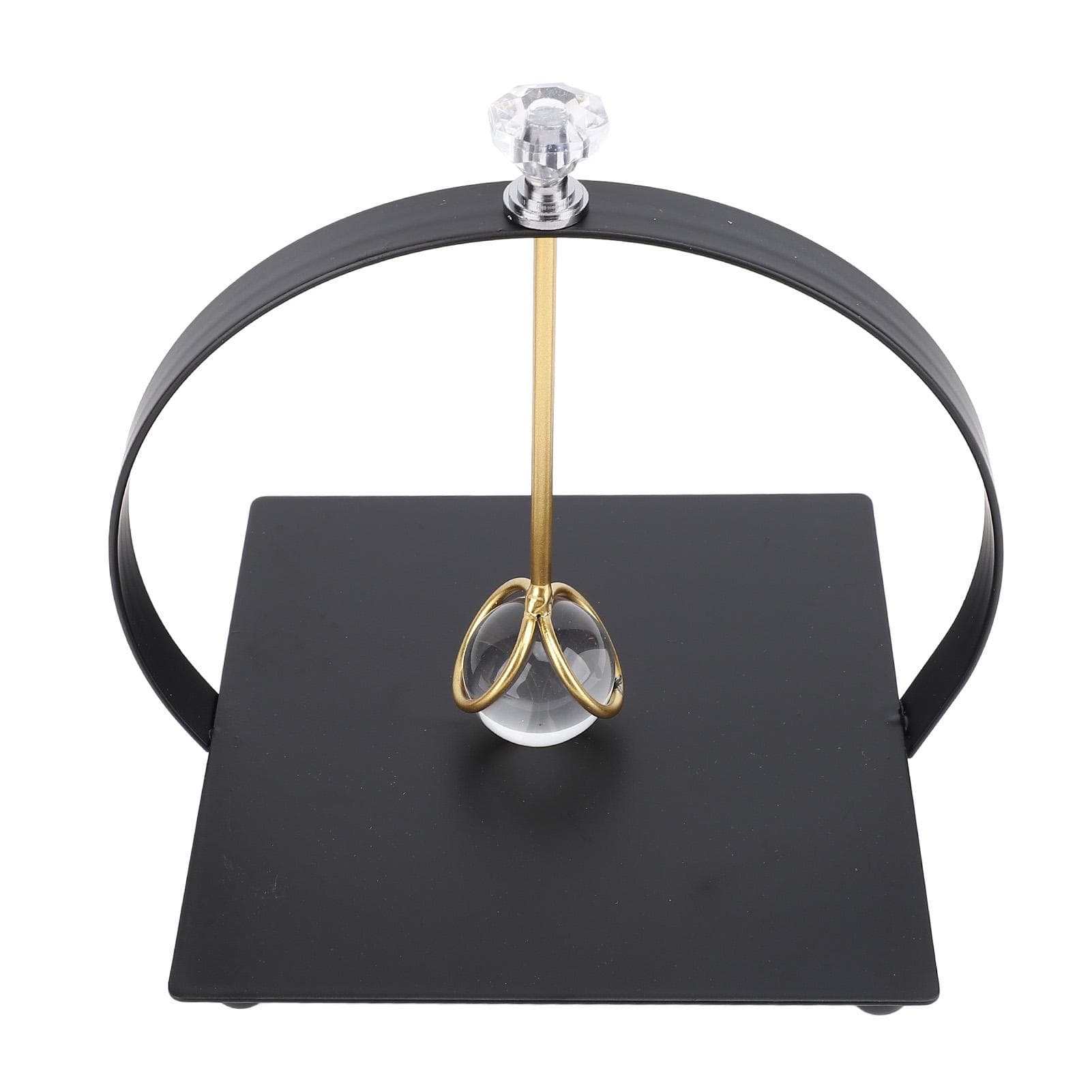 Iron Napkin Holder for Table Tabletop Napkin Dispenser with Center Bar for Home Kitchen Restaurant black