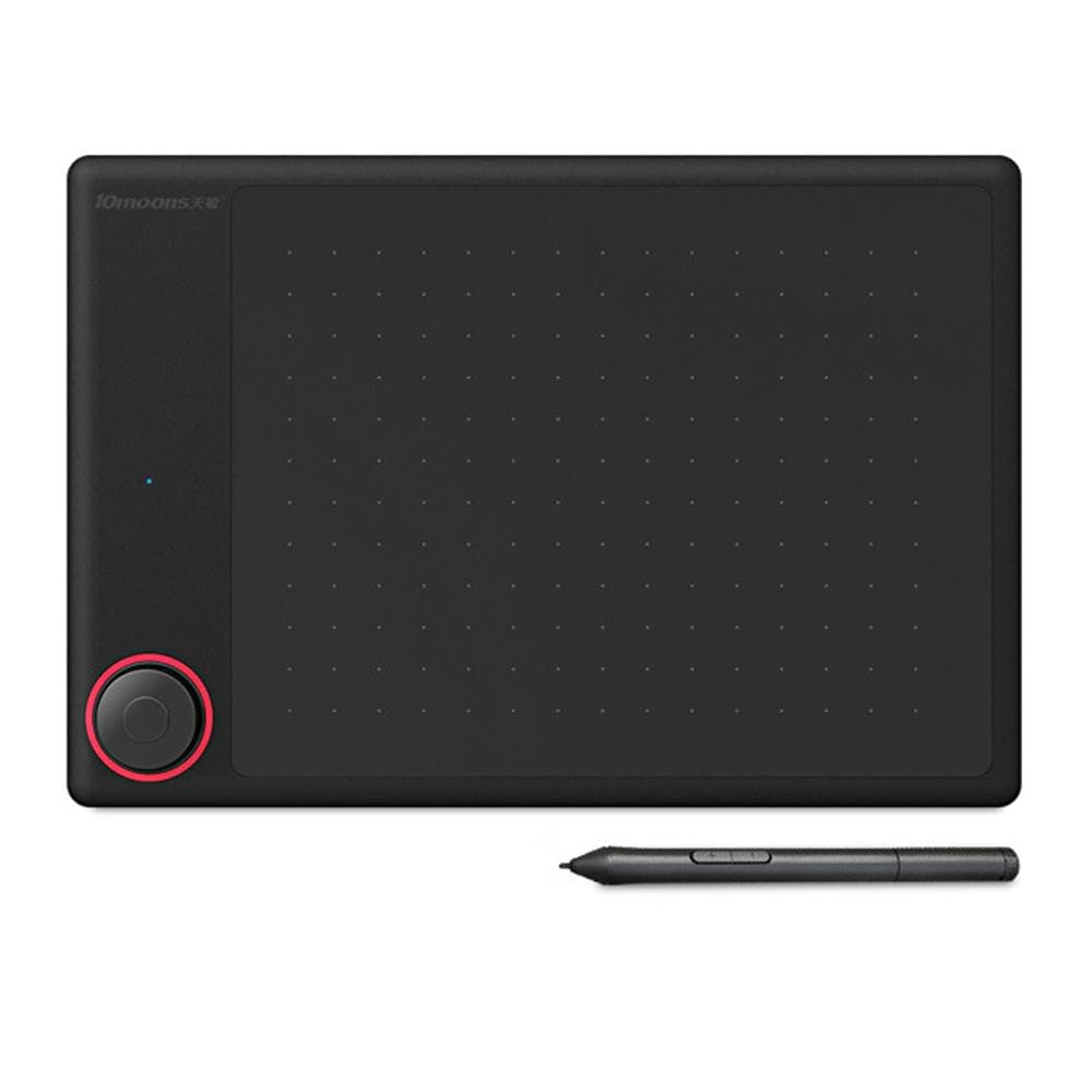10moons G30 Graphics Tablet Digital Drawing Tablet with 7*5 inch Working Area 8192 Levels Pressure black