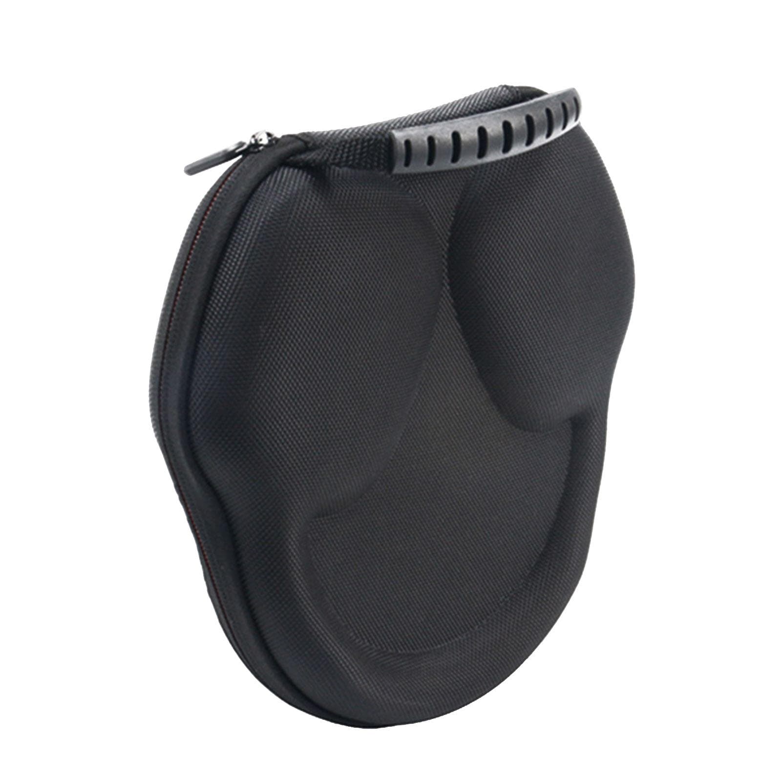 Earphone Storage Case Waterproof Portable Headphone Carrying Case with Zipper, Fall&Shock Proof black