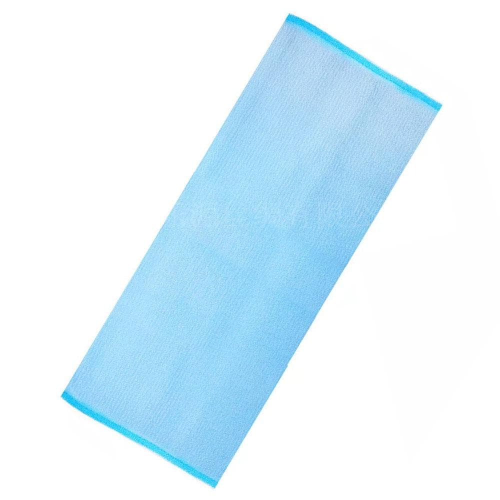 1pc Beauty Skin Exfoliating Washcloth Japanese Body Wash Towel Nylon Bath Towel Skin Polishing Towel Body Back Scrubber BathTool blue