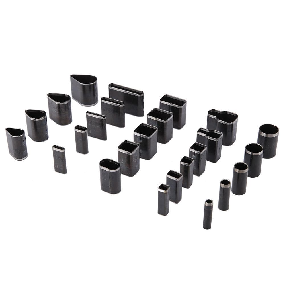 25pcs Multi Shape Leather Hole Punch Cutter Tools Set Handmade DIY Craft Leather Puncher
