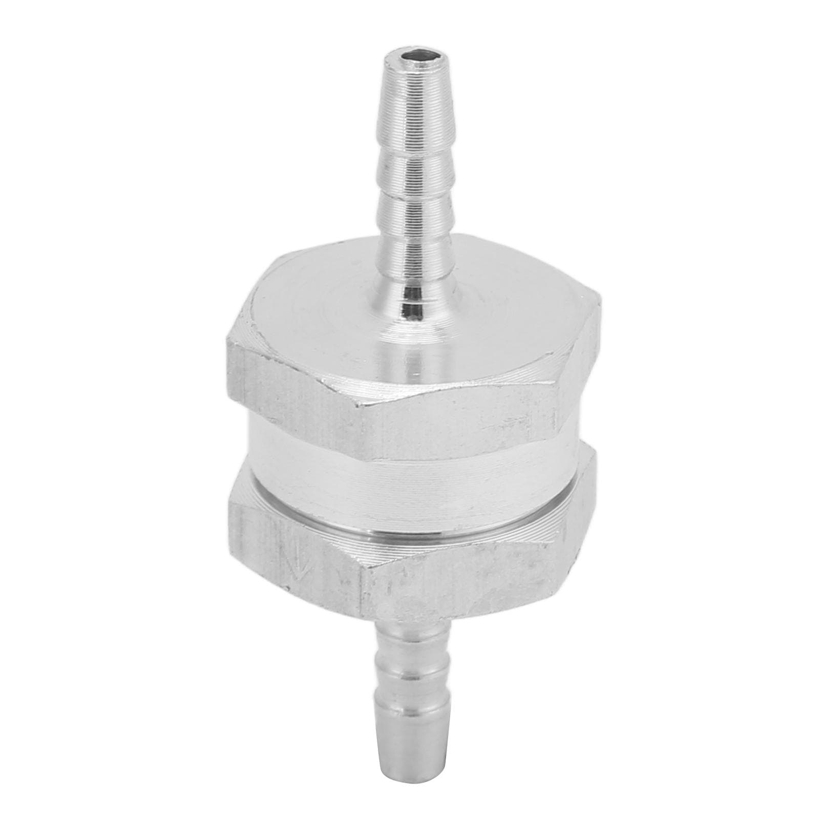 Non Return One Way Check Valve Aluminum Alloy Universal for Fuel Gasoline Oil Petrol Diesel 4mm