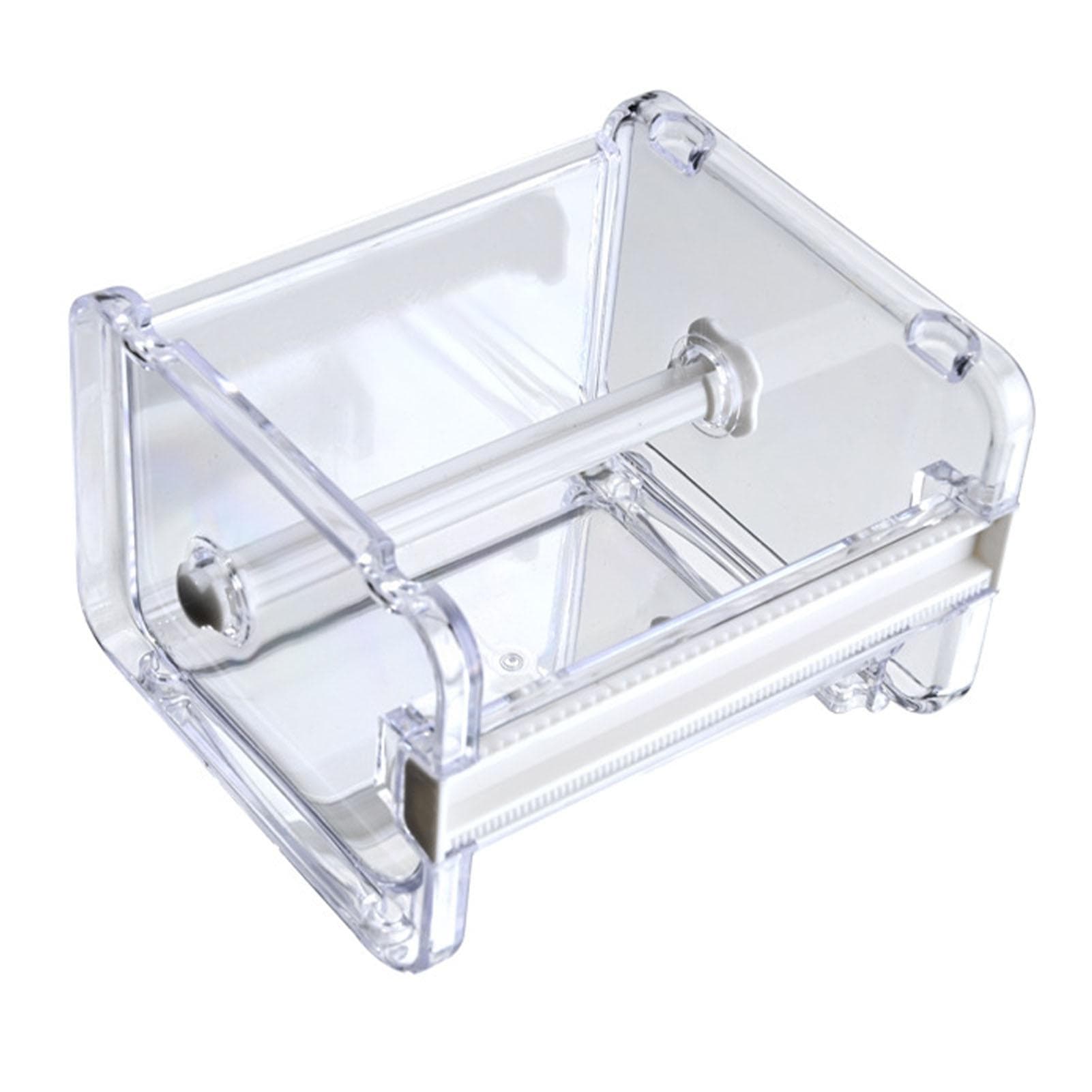 Tape Holder Cutter Simple Mini Multipurpose Tape Holder Organizer Desktop Office Stationery