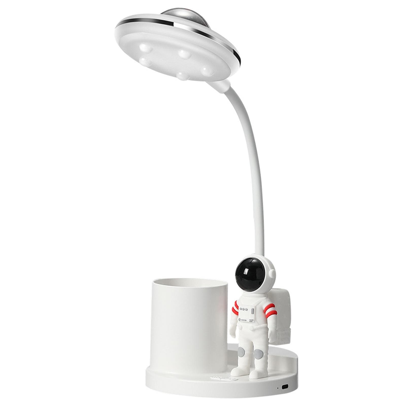 Astronaut Desk Lamp Projector Lamp Student Learning Eye Protection Desktop Lamp white