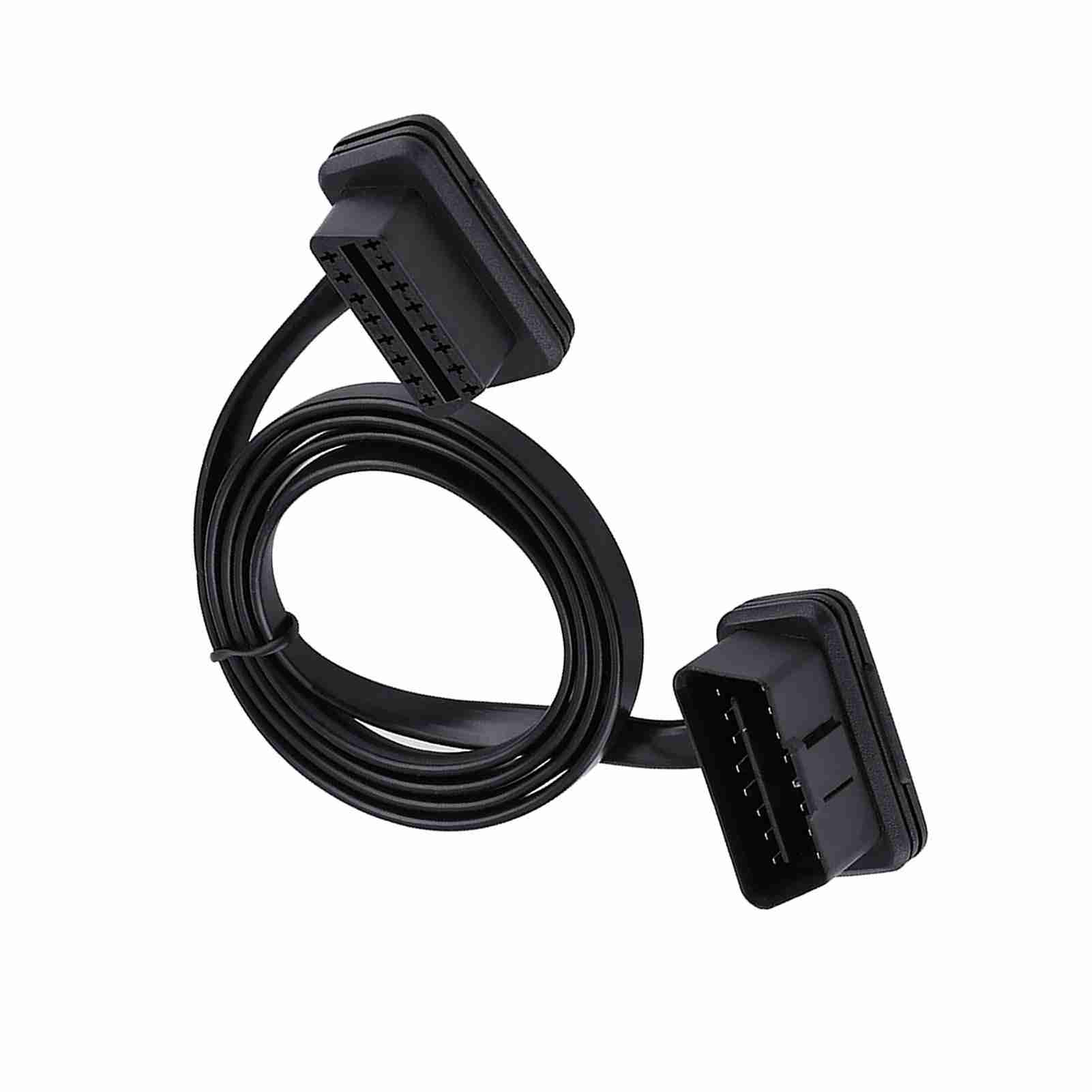 Car Auto 16 Pin Male to Female OBD2 Extension Cable Diagnostic Adapter 100cm39inch Length 100CM