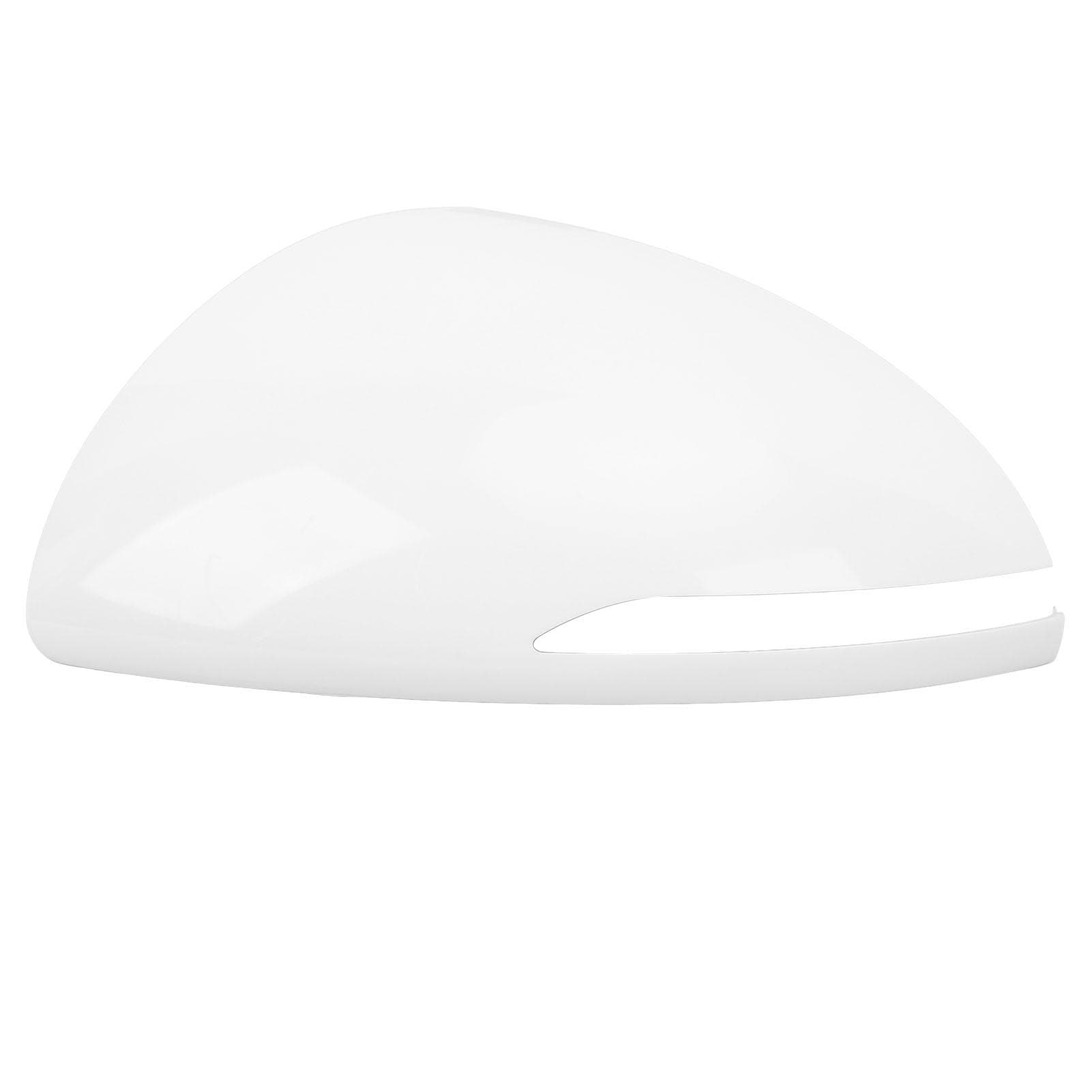 Door Mirror Covers Scratch Resistant Weatherproof White Rear View Mirror Shell Housing for Sonata