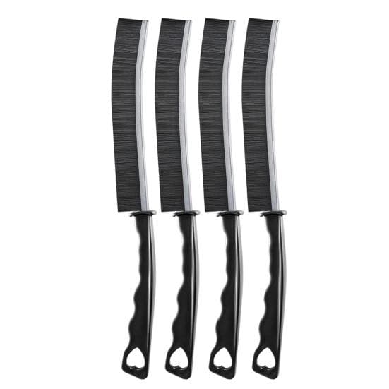 4Pcs Gap Cleaning Brush Ergonomic Design Hard Bristle Crevice Brush with Hanging Hole for Home Kitchen Bathroom 4pcs