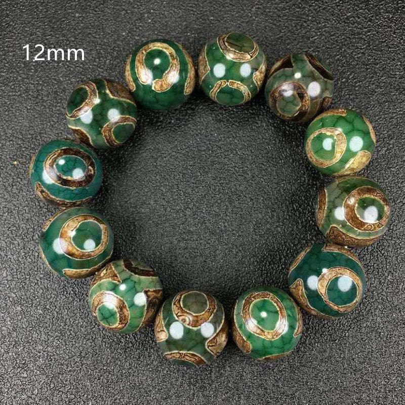 High Quality Natural Agate Chalcedony Beads Jewelry Bracelets Vintage Jewelry Gifts for Lovers 12mm
