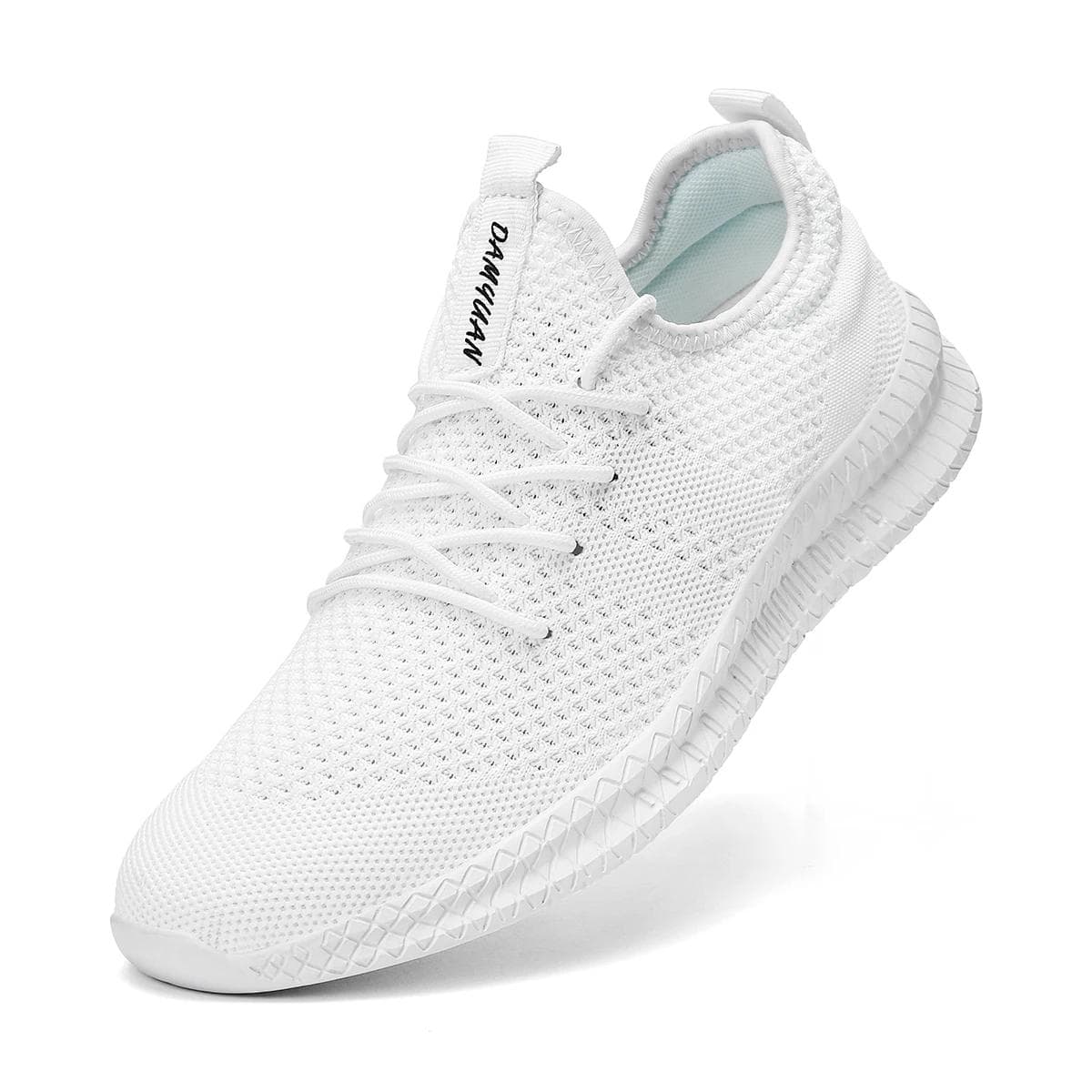 Fujeak Men Sneakers Breathable Running Shoes Light Comfortable Casual Footwear Classic Vulcanized Shoe Fashion Trendy Mesh Shoe 45