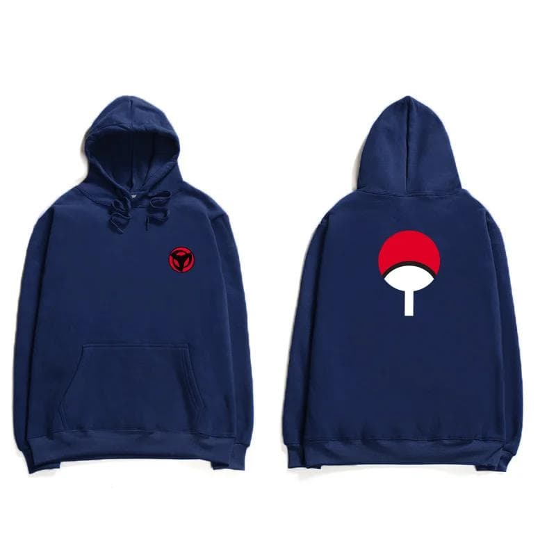 Hooded Fashion Casual Sweatshirt for Men Ninja Sasuke Hooded Long-sleeved Pullover Couple Hoodies & Sweatshirts Men’s 2XL