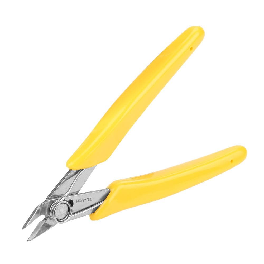 5in Electronic Diagonal Pliers Cable Side Cutting Nippers Wire Cutter Tool