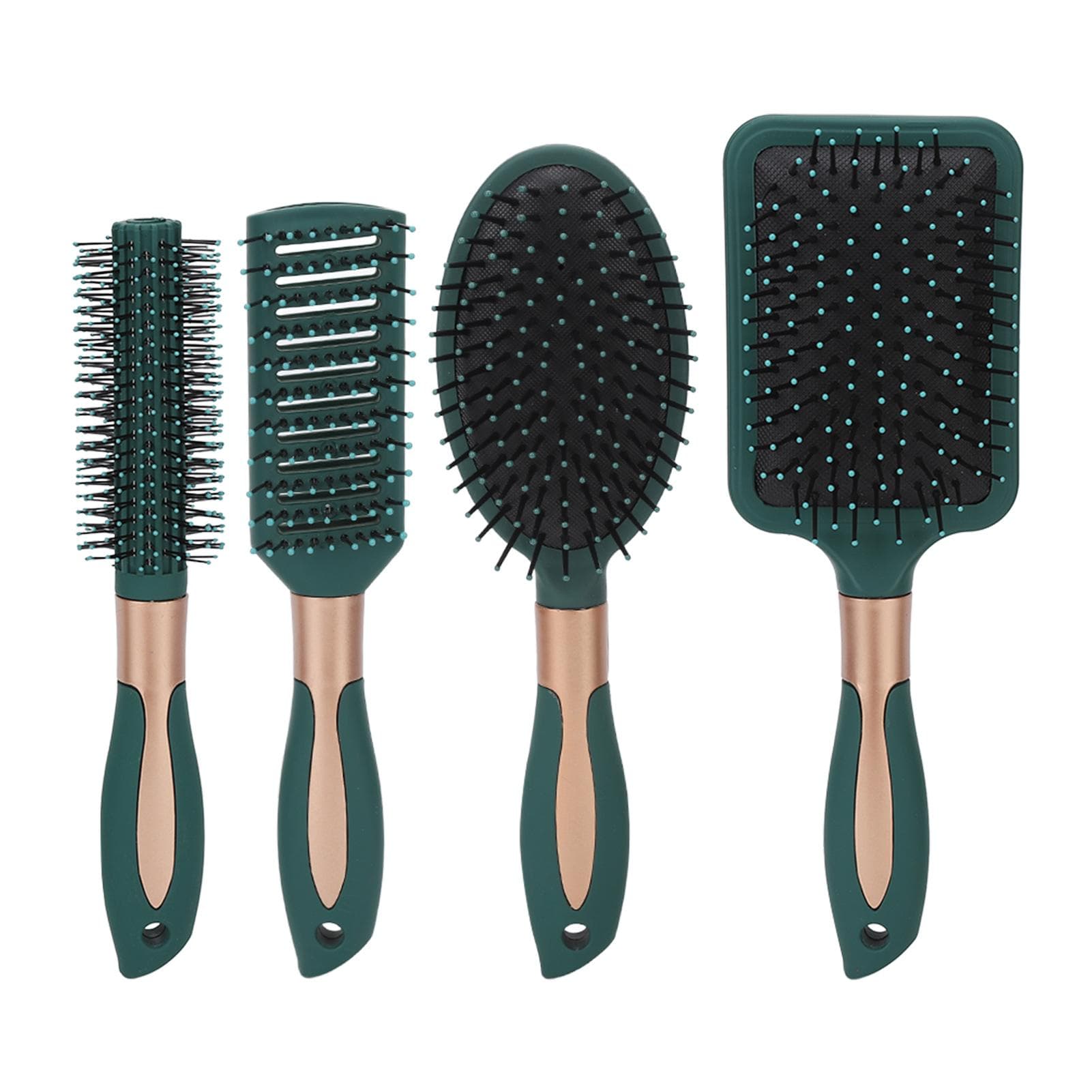 4pcs Set Hair Brush Comb All Types Suitable Air Massage Frost Polish Hair Brush Kit for Women