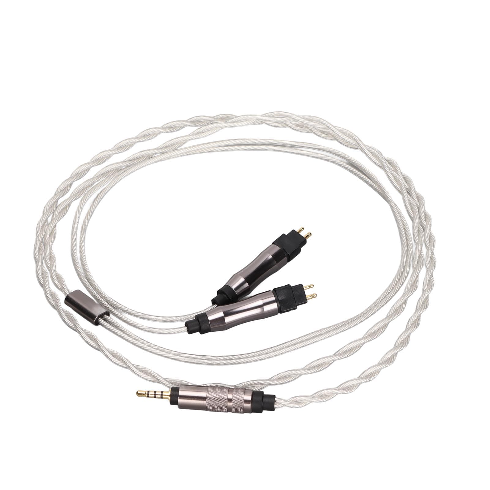 36 Core Upgrade Earphone Cable Silver Plate Replacement Cable for Sennheiser HD414 HD650 HD600