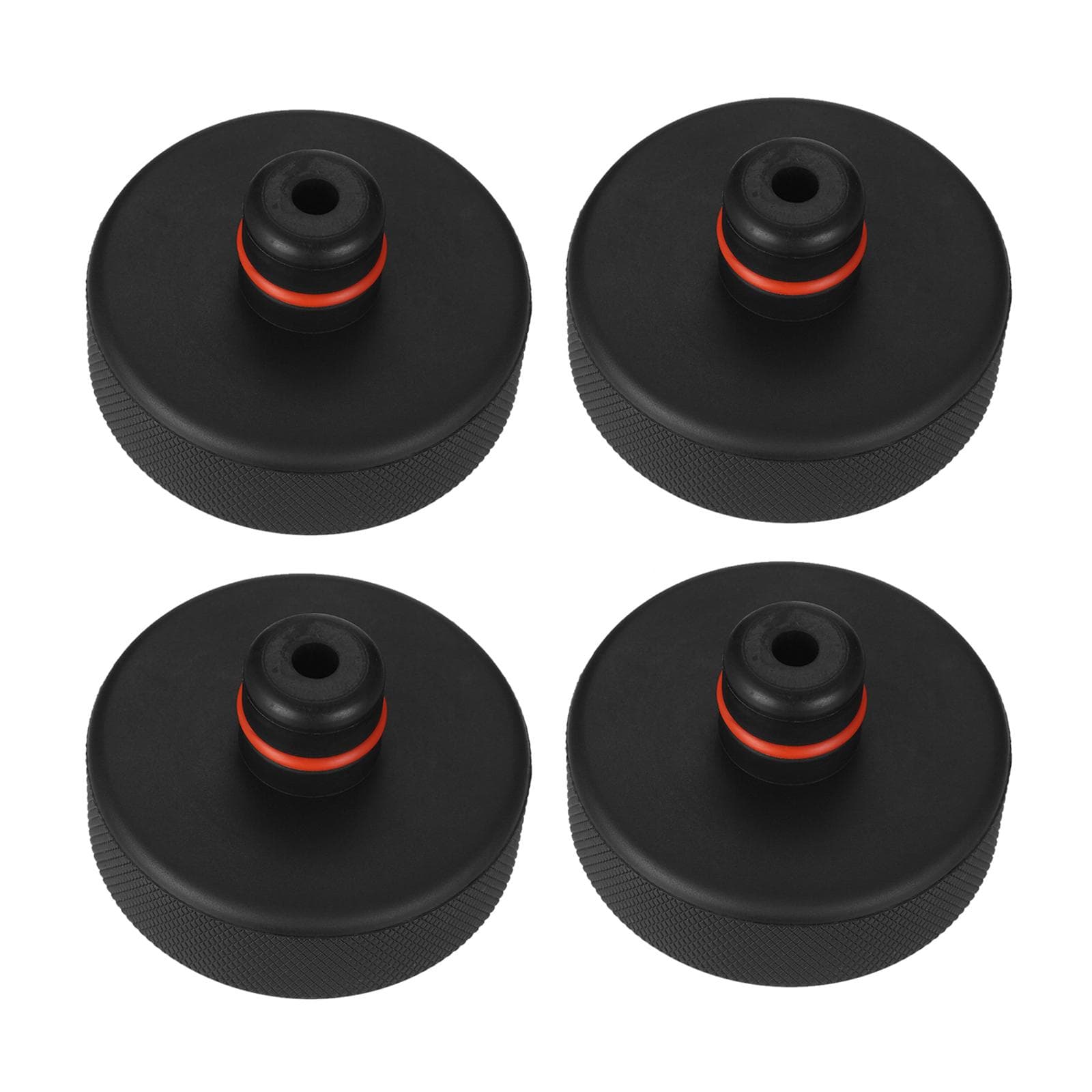 Lifting Jack Pads Replacement for Tesla Model 3SXY, 4 Pack Rubber Jack Pads with Storage Case, Without Storage Bag black