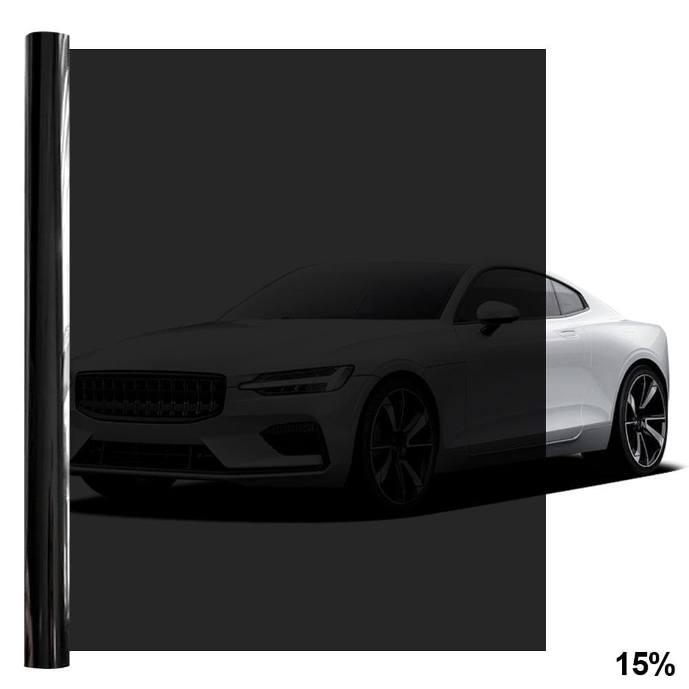 300*50CM Car Window Privacy Tint Film with Pearl Stick Auto Vinyl Anti Look Glass Sticker Foils Ceramic Solar UV Protector Sunshade 15%