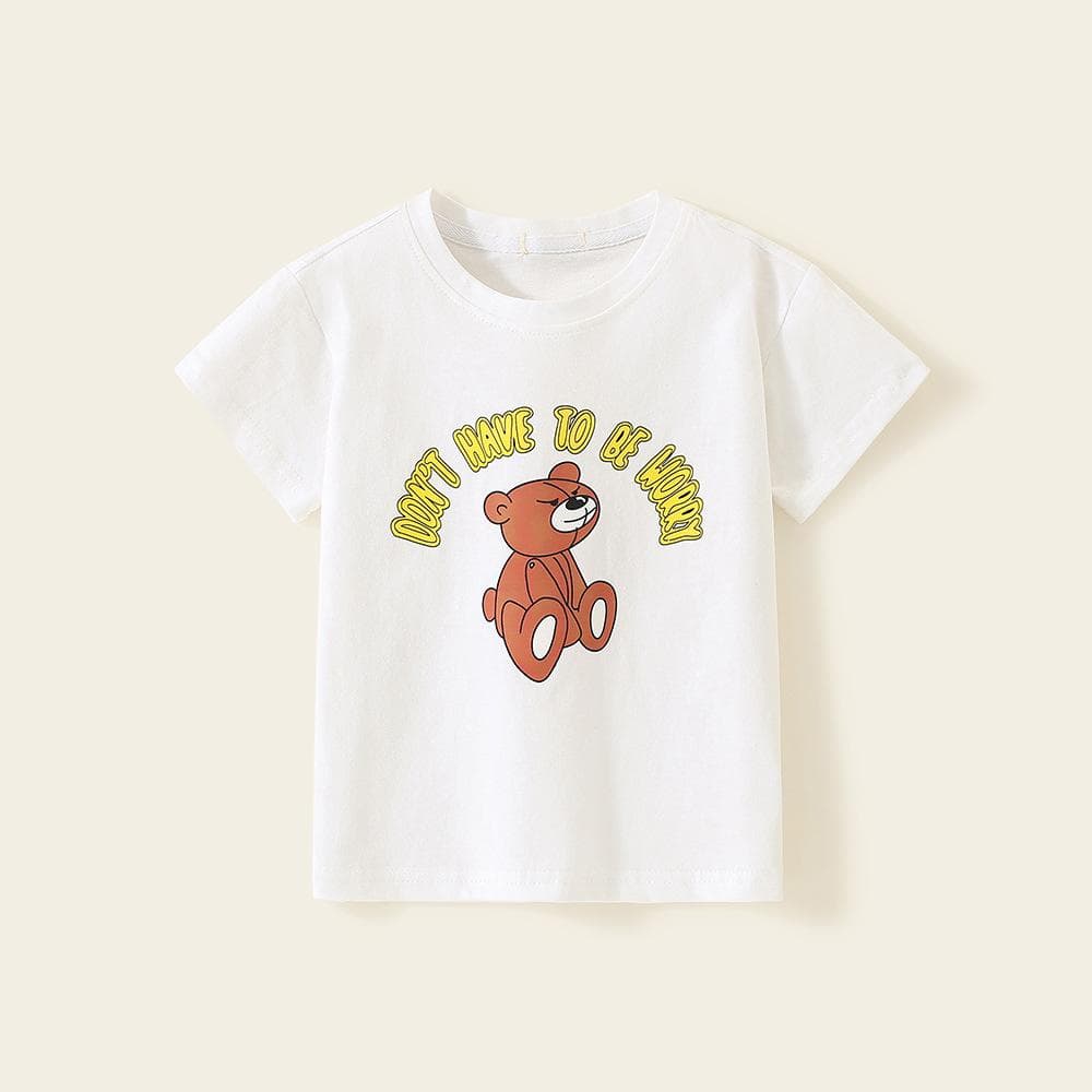 Children T-shirt Boys Short Sleeve Children's Clothing Summer Thin Cotton round Neck Children's Shirt Baby Boy Half Sleeve New 140cm