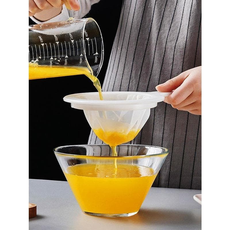 1pc Multifunction Filter Sieve,Soymilk Filter, Juice Filter Plug, Food Filter one-size white