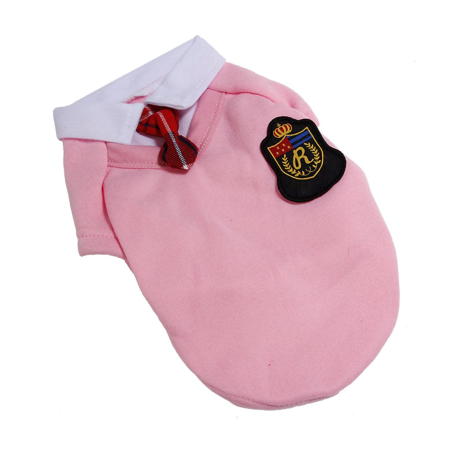 Pet Clothes Soft Comfortable Polyester Campus Style Dog Clothing for Party Birthday Daily Wear S