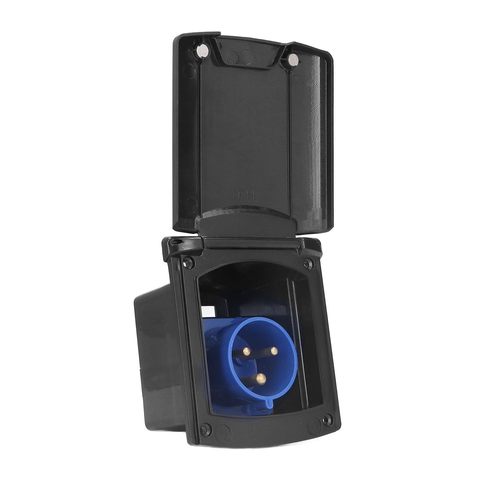 32A 220V?250V RV External Power Outlet Box 3 Pin Plug Socket Waterproof Embedded Mounting for