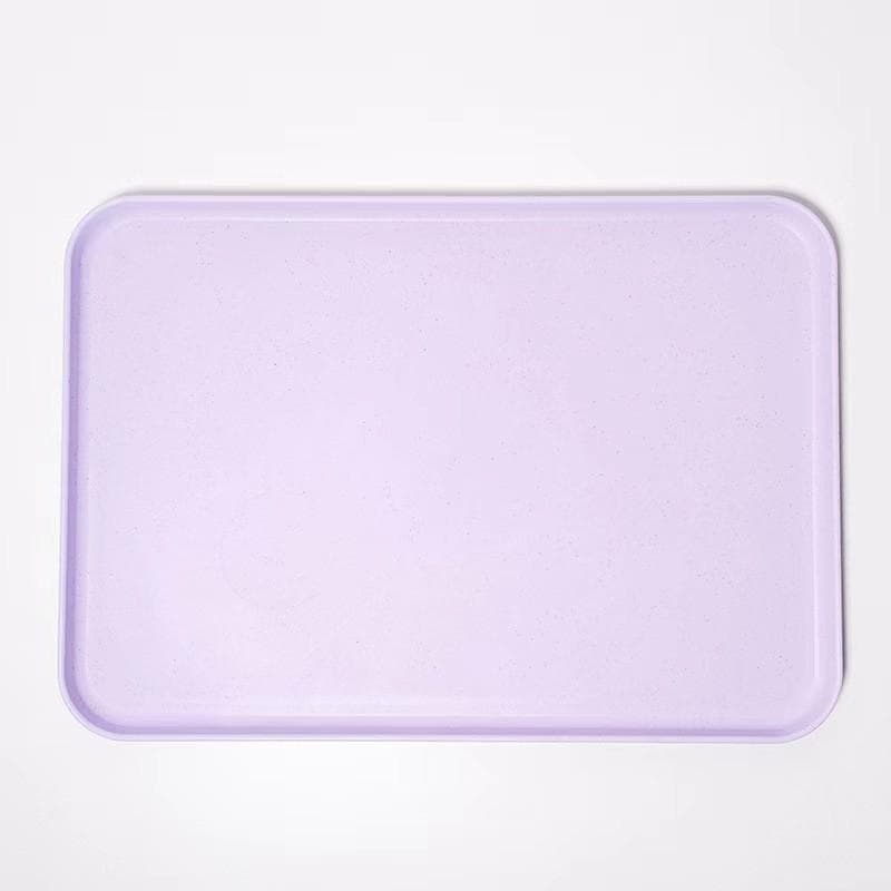 Nordic Rectangular Plastic Tea Tray for Home, Living Room, Restaurant, or Kindergarten Use