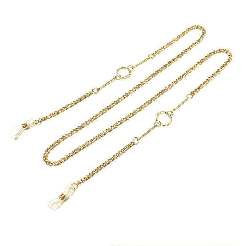 Fashion Pearls Sunglasses Chains Women Gold Eyeglasses Holder Necklace Eyewear Retainer Cordon Gafas Hombre Elegant Accessory